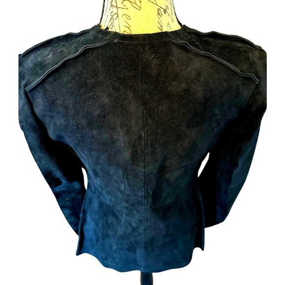 Isabel Marant Adixia Jacket 100% Calf Leather RARE Black size 38 (S/M) - Picture 11 of 16